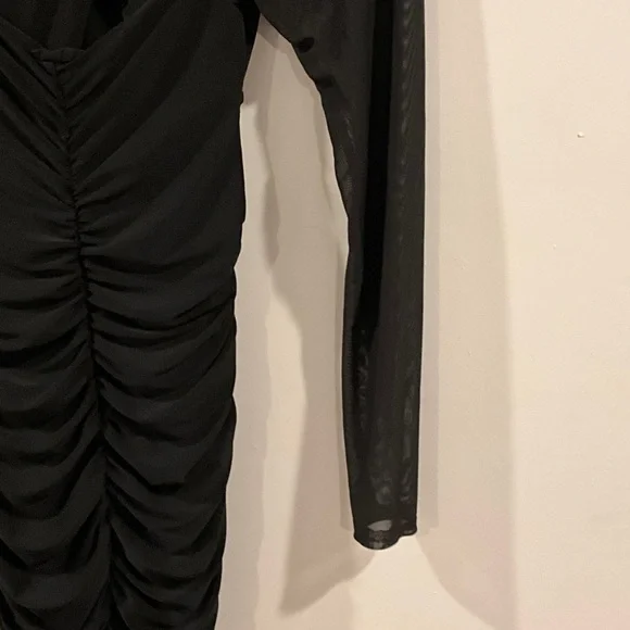 Club L London Black Long Sleeve Dress - Picture 8 of 10